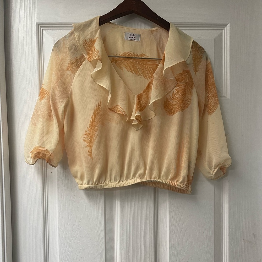 Aritzia/ Little moon crop top
